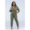 All Army Women Jumpsuit (Olive) Stilettos Fashion