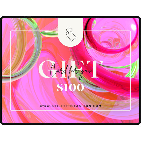 Gift Card $100 Stilettoskop - "Where The Pretty Girls Shop"