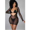 Gyal Name Sugar  Mini Dress (Black) Banjul
