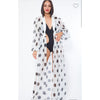 Polka Dot Summer Duster- White