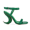 The Horn Heel Sandal - Green
