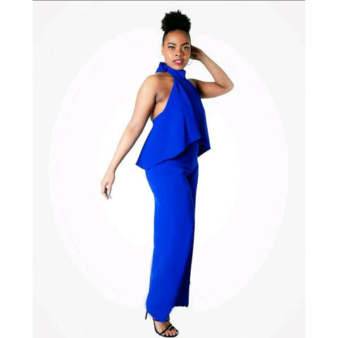 Royal Blu Jumpsuit (Blue) Stilettoskop - "Where The Pretty Girls Shop"