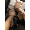 Weave Me Up Heel Mule (Nude) Legend