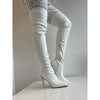 White Galaxy Thigh High Boot (White) Mixx