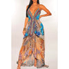 River Dance Maxi Dress (Blue)