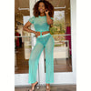 Aruba Nights - Turquoise Mesh Cover Up