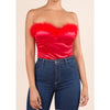 Sateen Top - Red