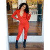 Kitty Kat Jumpsuit (Orange)