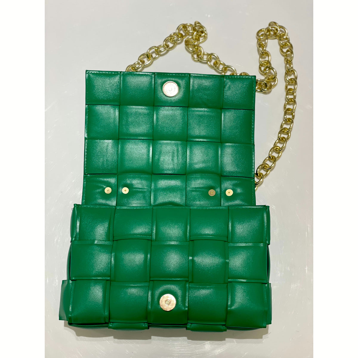 Girl Boss Quilted Purse (Green)