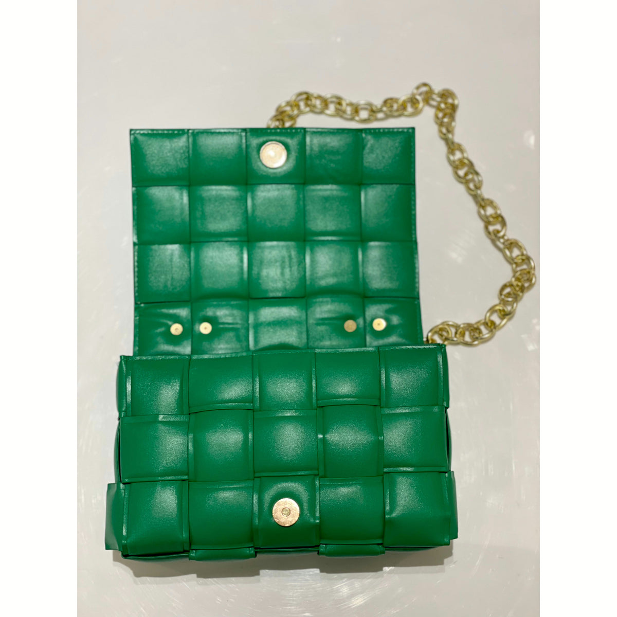 Girl Boss Quilted Purse (Green)